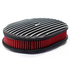 Filtro De Ar Para Carburador Dfv 446 Aletado - Preto Epoxi - Rc Performance