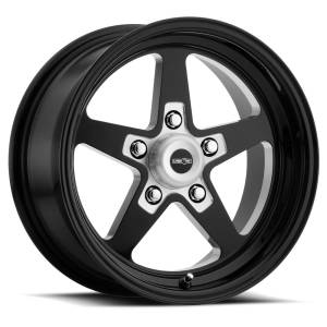 Roda 571 Sport Star II Gloss Black [15" x 10"] Furação 5 x 114.3 - BSM 5.500" - Vision Wheel