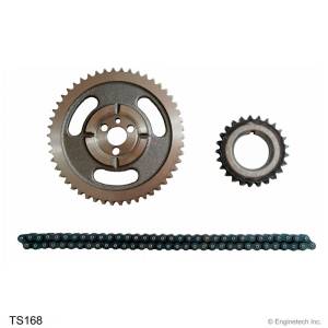 Kit de Engrenagens e Corrente duplo da Distribuição Chevrolet GM V8 454 - Enginetech