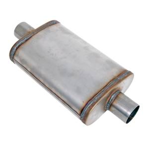 Abafador Esportivo 2 1/2" em INOX 409 Entrada e Saída Central - Summit Racing