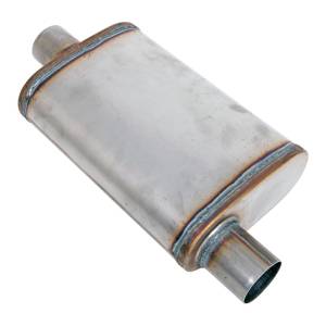 Abafador Esportivo 2 1/2" em INOX 409 Saída Deslocada - Summit Racing